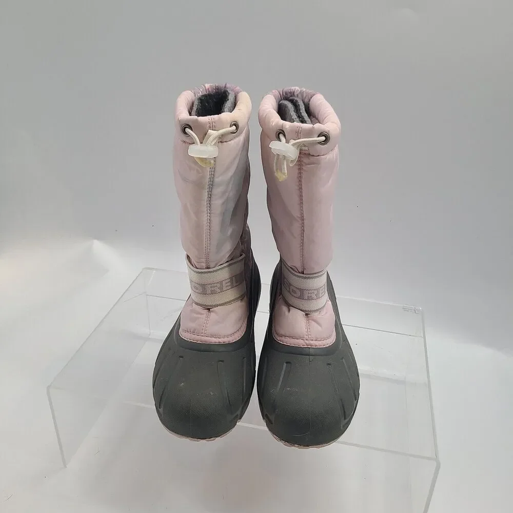 Sorel Pink/ Grey CUB NY 1799-636 Winter Snow Boots Waterproof  Sz 6